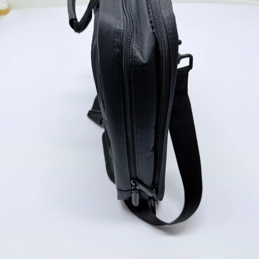 Targus Black Laptop Bag Briefcase Messenger Bag with Shoulder Strap